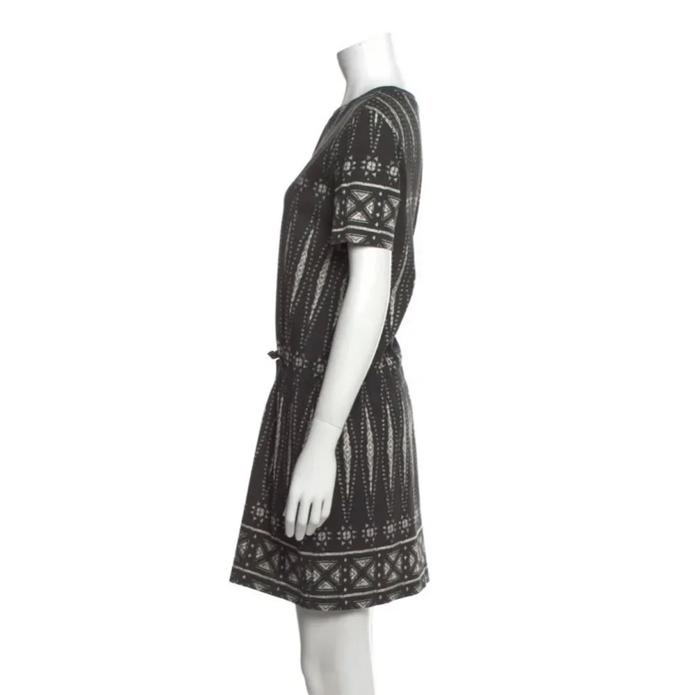 Tory Burch Geometric Crew Neck Dress